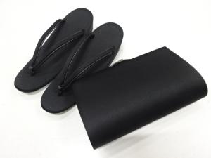 未使用品　喪服用　和装バッグ・草履セット(23.5センチ)